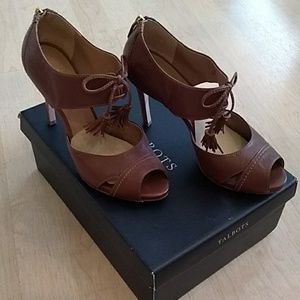 Talbots Vicki Nutmeg tassel high heels